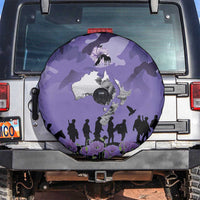 ANZAC Day Spare Tire Cover Lest We Forget the Animals Too