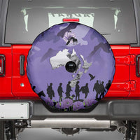 ANZAC Day Spare Tire Cover Lest We Forget the Animals Too
