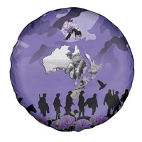ANZAC Day Spare Tire Cover Lest We Forget the Animals Too