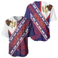 American Samoa Flag Day Baseball Jersey Polynesian Tribal Tattoo Eagle Art LT19 - Polynesian Pride