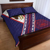American Samoa Flag Day Quilt Bed Set Polynesian Tribal Tattoo Eagle Art LT19 - Polynesian Pride