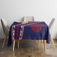 American Samoa Flag Day Tablecloth Polynesian Tribal Tattoo Eagle Art LT19 - Polynesian Pride