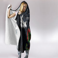 New Zealand Kakapo Matariki Personalised Hooded Blanket Pohutukawa Flower Galaxy Maori Pattern LT22 - Polynesian Pride
