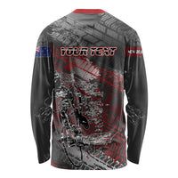 Personalised Cycling New Zealand Long Sleeve Shirt Aotearoa Pride Sportswear LT22 - Polynesian Pride