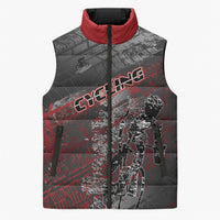 Personalised Cycling New Zealand Sleeveless Puffer Jacket Aotearoa Pride Sportswear