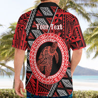 Personalised Tonga Language Week Hawaiian Shirt Heilala Turtle Malo E Lelei