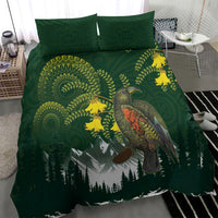 Kea Bird Kowhai New Zealand Bedding Set Mountain Landscape Maori Art