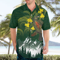 Kea Bird Kowhai New Zealand Hawaiian Shirt Mountain Landscape Maori Art LT22 - Polynesian Pride