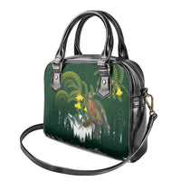 Kea Bird Kowhai New Zealand Shoulder Handbag Mountain Landscape Maori Art LT22 - Polynesian Pride