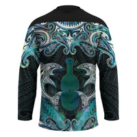 New Zealand Kotiate Weapon Hockey Jersey Aotearoa Mango Paua Shell Maori Pattern LT22 - Polynesian Pride