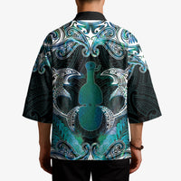 New Zealand Kotiate Weapon Kimono Aotearoa Mango Paua Shell Maori Pattern LT22 - Polynesian Pride