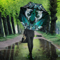 New Zealand Kotiate Weapon Umbrella Aotearoa Mango Paua Shell Maori Pattern LT22 - Polynesian Pride