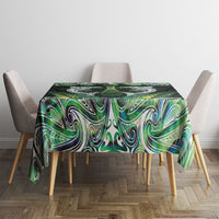 New Zealand Mere Pounamu Weapon Tablecloth Aotearoa Mango Paua Shell Maori Pattern LT22 - Polynesian Pride