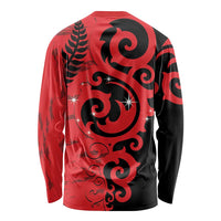 New Zealand Matariki Long Sleeve Shirt Maori New Year Koru Pattern