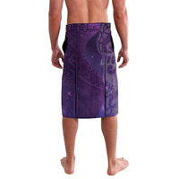 New Zealand Matariki Lavalava Maori Manaia Galaxy Silver Fern Purple Color LT22 - Polynesian Pride