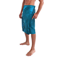 New Zealand Matariki Lavalava Maori Manaia Galaxy Silver Fern Blue Color LT22 - Polynesian Pride