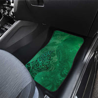 New Zealand Matariki Car Mats Maori Manaia Galaxy Silver Fern Green Color LT22 - Polynesian Pride