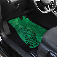 New Zealand Matariki Car Mats Maori Manaia Galaxy Silver Fern Green Color LT22 - Polynesian Pride