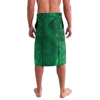 New Zealand Matariki Lavalava Maori Manaia Galaxy Silver Fern Green Color LT22 - Polynesian Pride