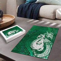 New Zealand Matariki Puzzle Maori Manaia Galaxy Silver Fern Green Color LT22 - Polynesian Pride