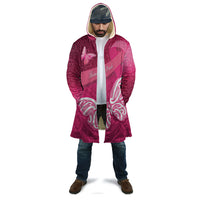 New Zealand Breast Cancer Awareness Cloak Pink Ribbon Butterfly Maori Pattern