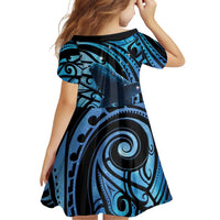 New Zealand Matariki Family Matching Puletasi and Hawaiian Shirt Maori Humpback Whale Galaxy LT22 - Polynesian Pride