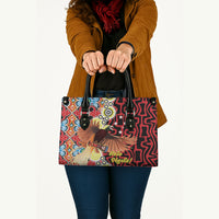Papua New Guinea Pidgin Language Week Leather Bag Halo Olgeta Tok Pisin Wik Bird Of Paradise Oro Batik LT22 - Polynesian Pride