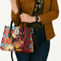 Papua New Guinea Pidgin Language Week Leather Bag Halo Olgeta Tok Pisin Wik Bird Of Paradise Oro Batik LT22 - Polynesian Pride
