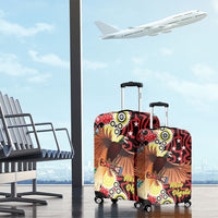 Papua New Guinea Pidgin Language Week Luggage Cover Halo Olgeta Tok Pisin Wik Bird Of Paradise Oro Batik LT22 - Polynesian Pride