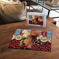 Papua New Guinea Pidgin Language Week Puzzle Halo Olgeta Tok Pisin Wik Bird Of Paradise Oro Batik LT22 - Polynesian Pride