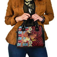 Papua New Guinea Pidgin Language Week Shoulder Handbag Halo Olgeta Tok Pisin Wik Bird Of Paradise Oro Batik LT22 - Polynesian Pride