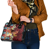 Papua New Guinea Pidgin Language Week Shoulder Handbag Halo Olgeta Tok Pisin Wik Bird Of Paradise Oro Batik LT22 - Polynesian Pride