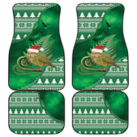 New Zealand Kakapo Christmas In July Car Mats Silver Fern Santa Xmas Green Color