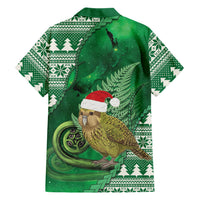 New Zealand Kakapo Christmas In July Hawaiian Shirt Silver Fern Santa Xmas Green Color LT22 - Polynesian Pride