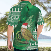New Zealand Kakapo Christmas In July Hawaiian Shirt Silver Fern Santa Xmas Green Color LT22 - Polynesian Pride