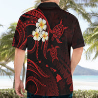 Personalised Niihau Hawaii Hawaiian Shirt Polynesian Tattoo and Pacific Plumeria Red Vibe LT9 - Polynesian Pride
