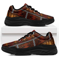 Malo e Lelei Tonga Chunky Sneakers Tongan Ngatu Tapa Cloth - Polynesian Pride