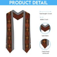 Malo e Lelei Tonga Graduation Stole Tongan Ngatu Tapa Cloth - Polynesian Pride