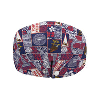 Manuia le Kerisimasi American Samoa Jeff Hat Pacific Patchwork Xmas Vibes LT9 - Polynesian Pride