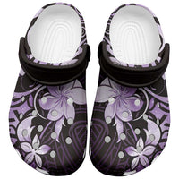 Matariki New Zealand Clogs Shoes Maori Pattern Purple Galaxy - Polynesian Pride