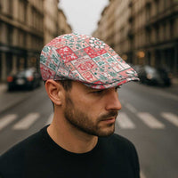 Mele Kalikimaka Hawaii Christmas Jeff Hat Ulaula Seamless Floral Motif - Polynesian Pride