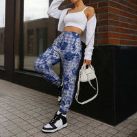 Mokihana Maile Ilima Leis Paniolo Palaka Jogger Pants Hawaiian Polu Spirit - Polynesian Pride