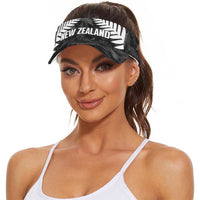 New Zealand 2026 Football Sun Visor Cap Aotearoa Fern Maori Pattern LT14 - Polynesian Pride