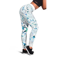 New Zealand Aotearoa Leggings Maori Papua Shell Indigenous - Polynesian Pride