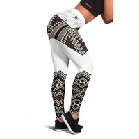 New Zealand Aotearoa Leggings Taniko Art Simple Style LT05 - Polynesian Pride