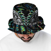 New Zealand Bucket Hat Maori Rugby Tattoo Papua Shell - Polynesian Pride