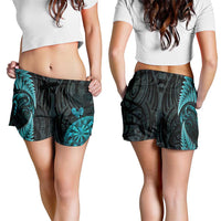 New Zealand Darts Shorts for Women Happiness Is A Tight Threesome Maori Paua Shell