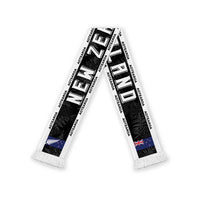 New Zealand Football Soccer Scarf Aotearoa Silver Fern