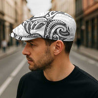 New Zealand Hammerhead Shark Jeff Hat Maori Haehae Mangopare White - Polynesian Pride