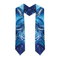 New Zealand Humpback Whale Matariki Graduation Stole Maori New Year Taniko Niho Taniwha LT14 - Polynesian Pride